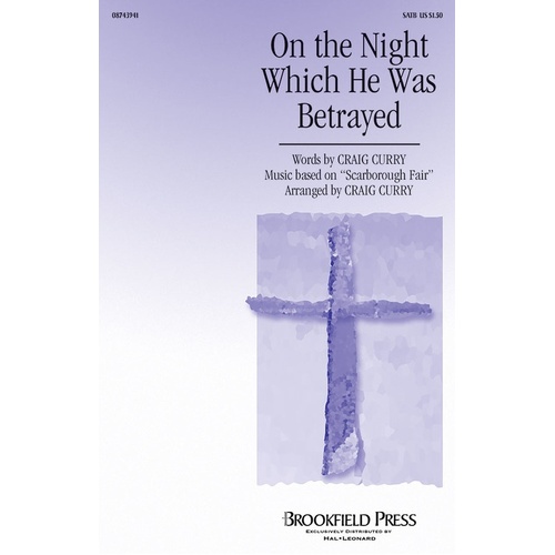 On The Night Which He Was Betrayed SATB (Octavo)
