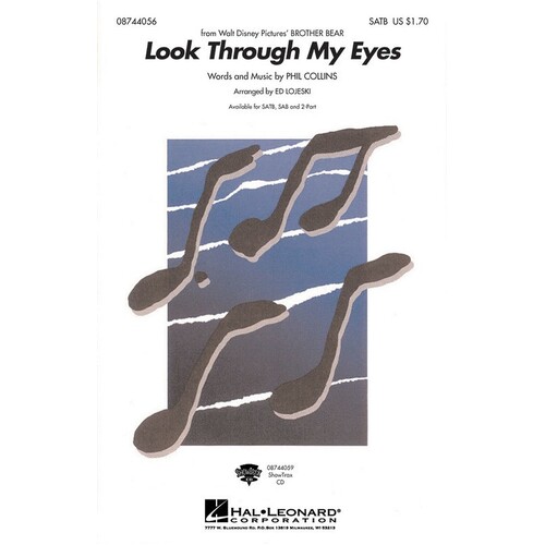 Look Through My Eyes SATB (O/P)
