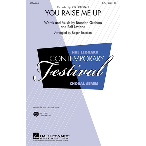 You Raise Me Up ShowTrax CD (CD Only)