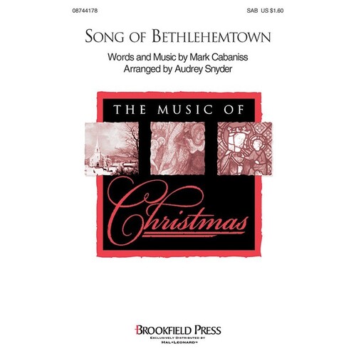 Song Of Bethlehemtown SAB (Octavo)