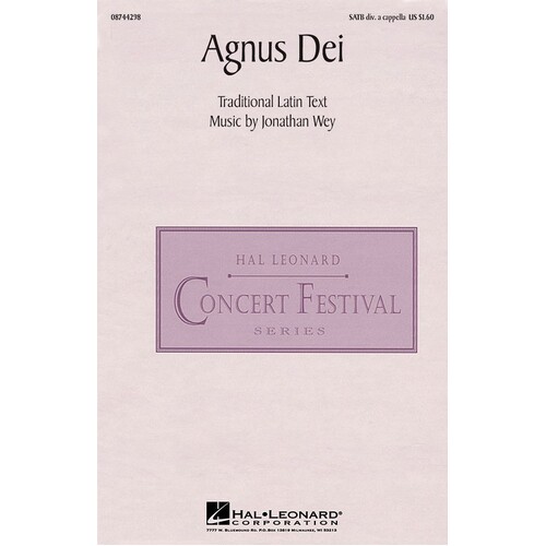 Agnus Dei SATB
