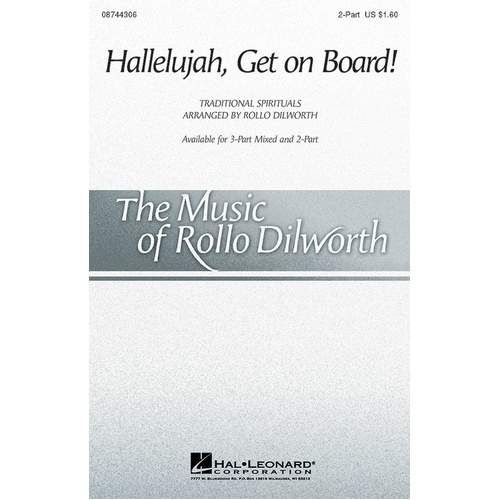 Hallelujah Get On Board 2Pt (Octavo)