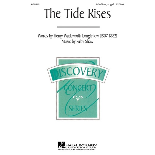 Tide Rises 3Pt Mixed A Cappella (Octavo)