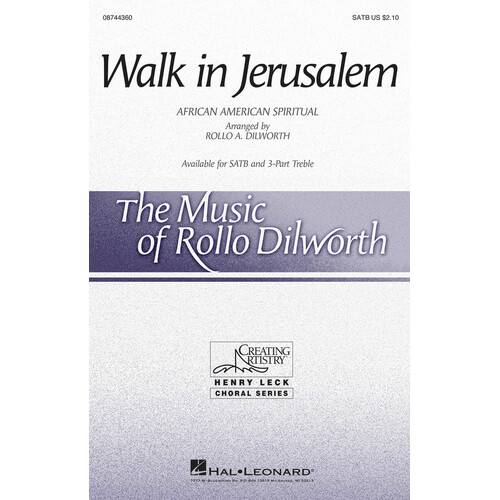 Walk In Jerulsalem SATB (Octavo)