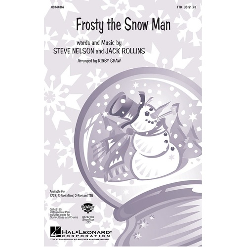 Frosty The Snow Man TTB (Octavo)