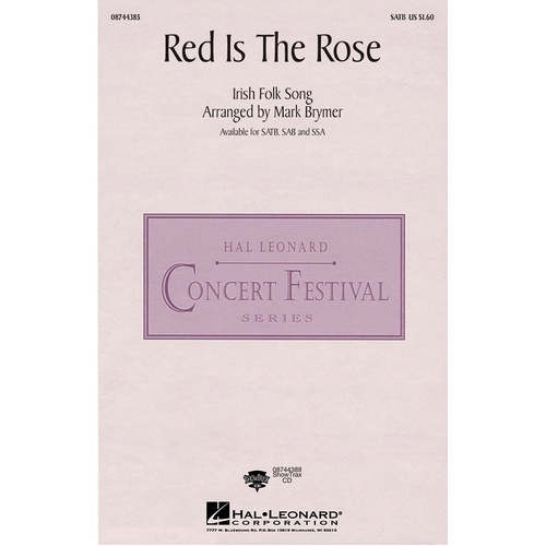 Red Is The Rose SATB (Octavo)