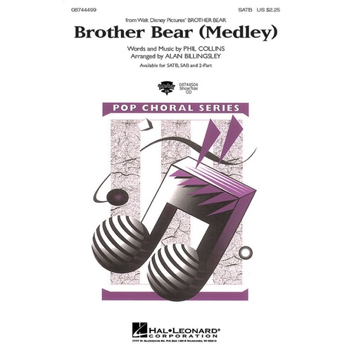 Brother Bear Medley ShowTrax CD (CD Only)