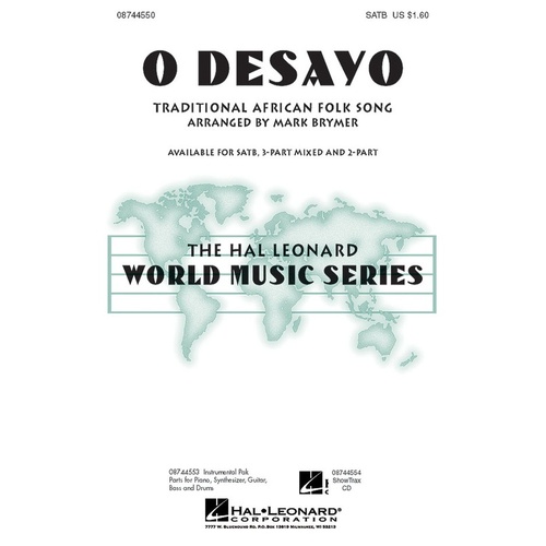 O Desayo ShowTrax CD (CD Only)