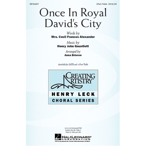 Once In Royal Davids City String Parts (Music Score/Parts)