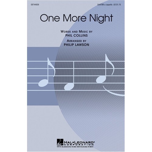 One More Night Saatbb (Octavo)