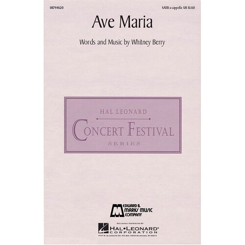 Ave Maria SATB (Octavo)
