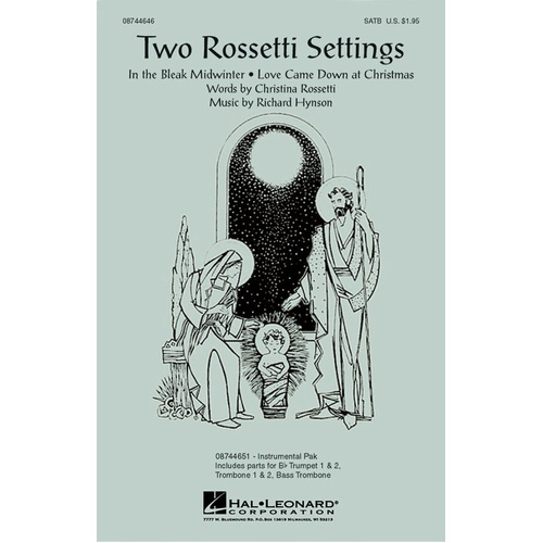 Two Rossetti Settings Ipak Brass (Music Score/Parts)