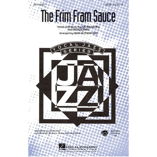 The Frim Fram Sauce SATB Choral Score