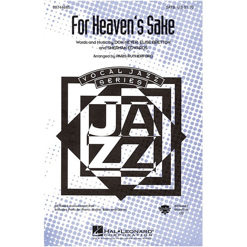 For Heaven Sake SATB (Octavo)