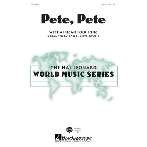 Pete, Pete - Choral Arrangement for Choirs with African Percussion