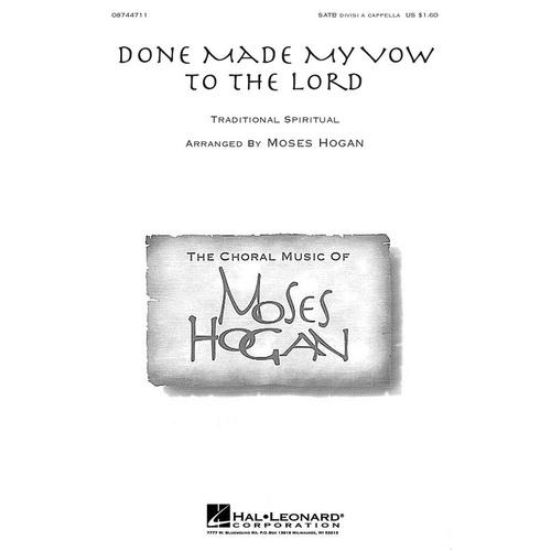 Done Made My Vow SATB (Octavo)
