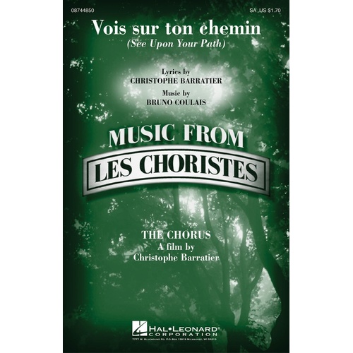Vois Sur Ton SA From Les Choristes (Octavo)