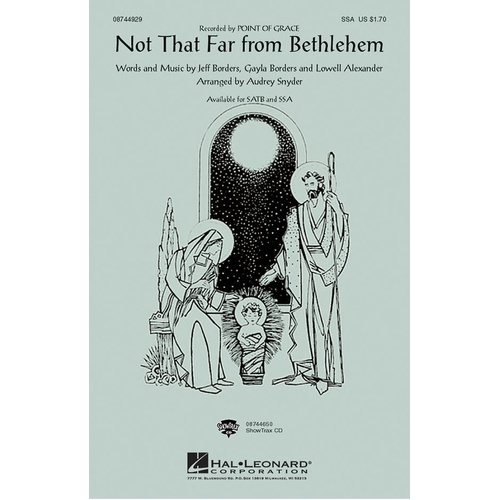 Not Far Bethlehem SSA (Octavo)