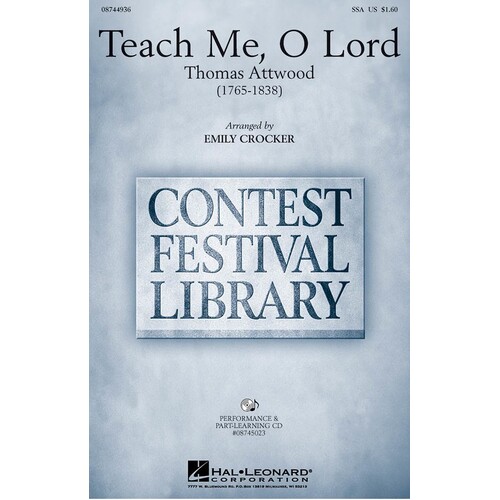 Teach Me O Lord SSA (Octavo)