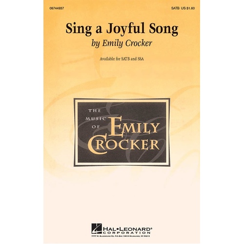 Sing Joyful SATB (Octavo)