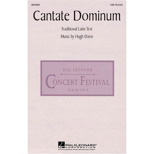 Cantate Dominum SATB (Octavo)