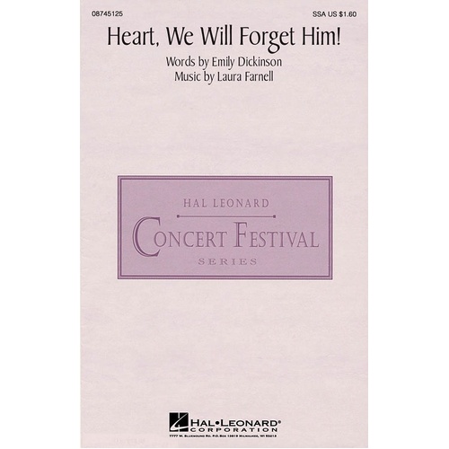 Heart We Will Forget Him SSA (Octavo)