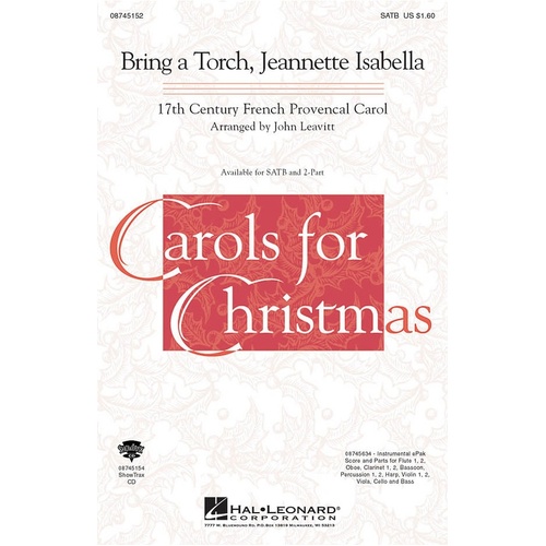 Bring A Torch Jeanette Isabella ShowTrax CD (CD Only)