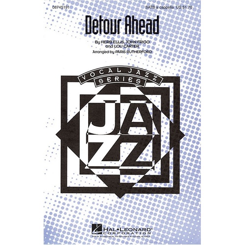 Detour Ahead SATB A Cappella (Octavo)