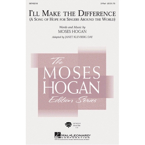 Ill Make The Difference 2Pt (Octavo)