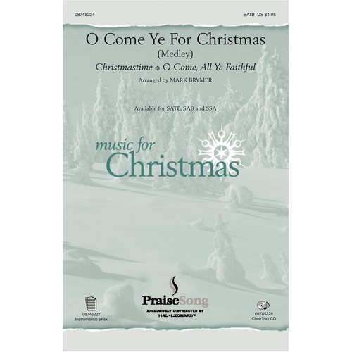 O Come Ye For Christmas ShowTrax CD (CD Only)