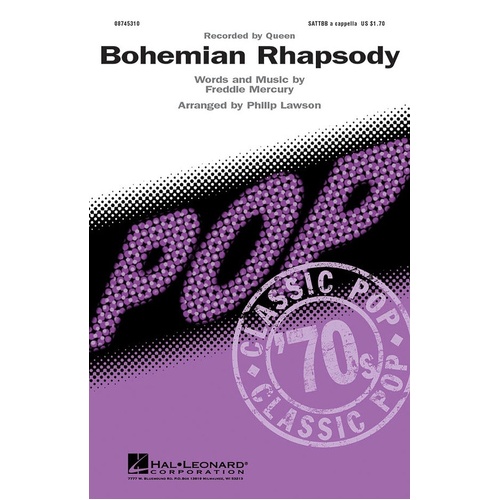 Bohemian Rhapsody SaTTBB A Cappella (Octavo)