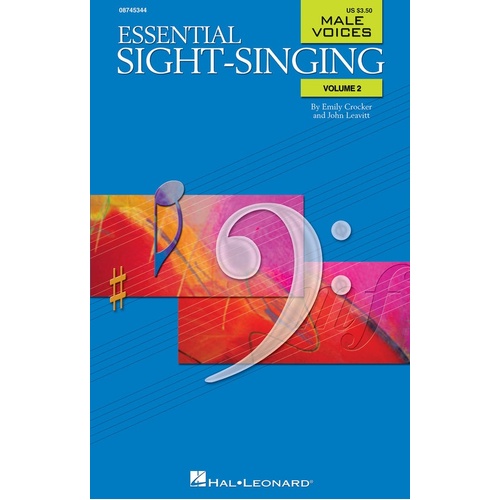 Essential Sightsinging Vol 2 Male Voices Book (Octavo)