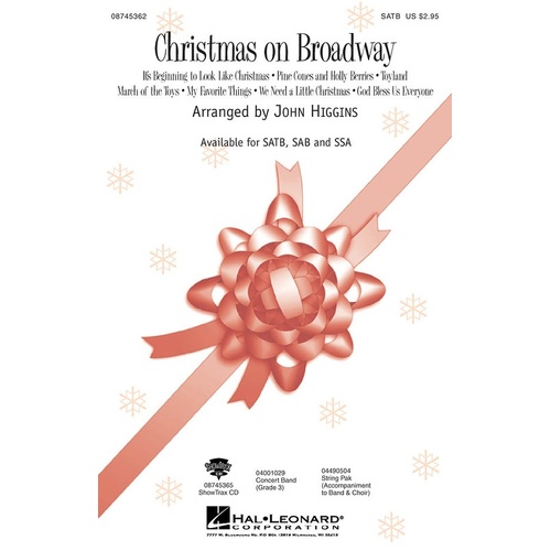 Christmas On Broadway (Medley) ShowTrax CD (CD Only)