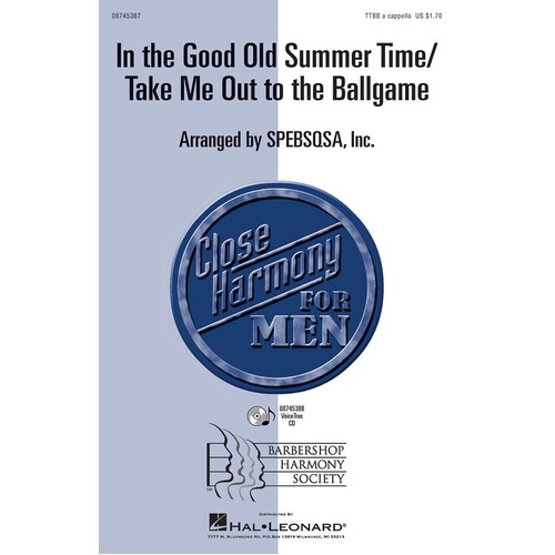 In The Good Old Summertime TTBB A Cappella (Octavo)