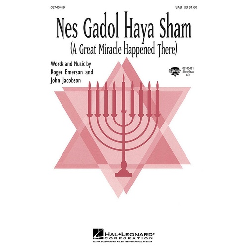 Nes Gadol Haya Sham SAB (Octavo)