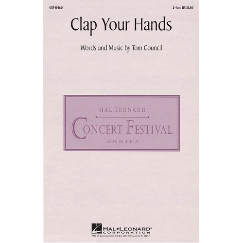 Clap Your Hands 2Pt (Octavo)