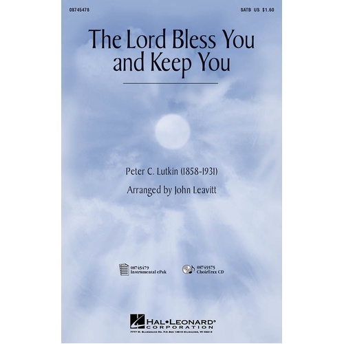 Lord Bless You And Keep You SATB (Octavo)