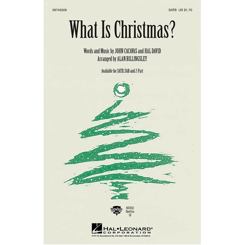 What Is Christmas SAB (Octavo)