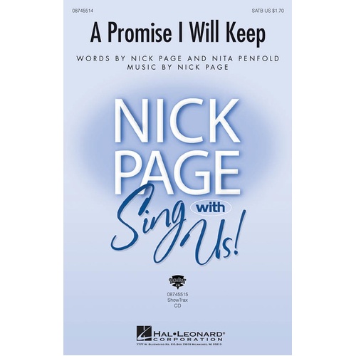 A Promise I Will Keep ShowTrax CD (CD Only)