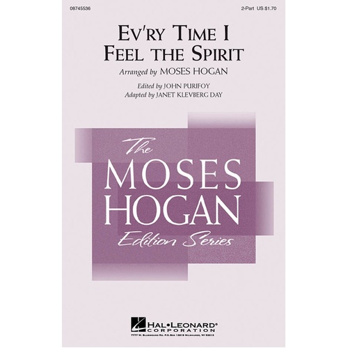 Evry Time I Feel The Spirit 2Pt (Octavo)