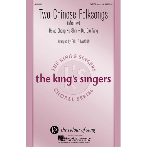 Two Chinese Folksongs SATBbb A Cappella (Octavo)