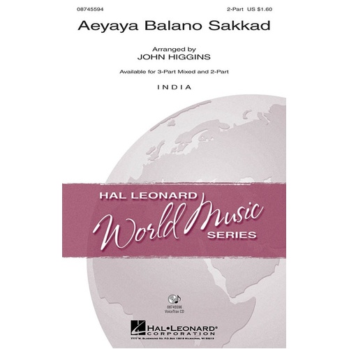 Aeyaya Balano Sakkad ShowTrax CD (CD Only)
