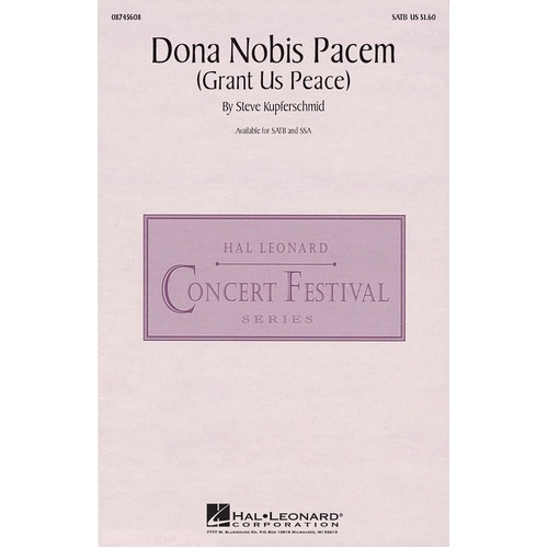 Dona Nobis Pacem SATB (Octavo)