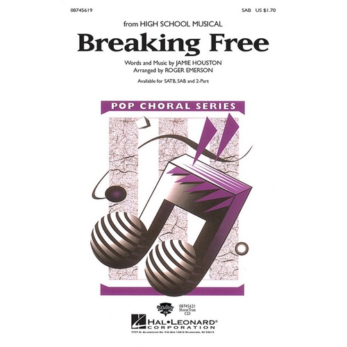 Breaking Free (From High School Musical) SAB (Octavo)