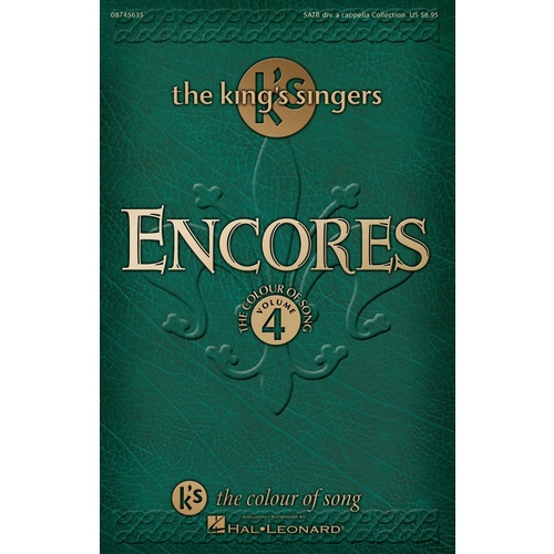 Encores King Singers V 4 SATB Div A Cappella (Octavo)