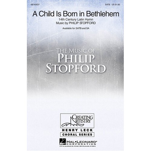 A Child Is Born In Bethlehem SATB (Octavo)