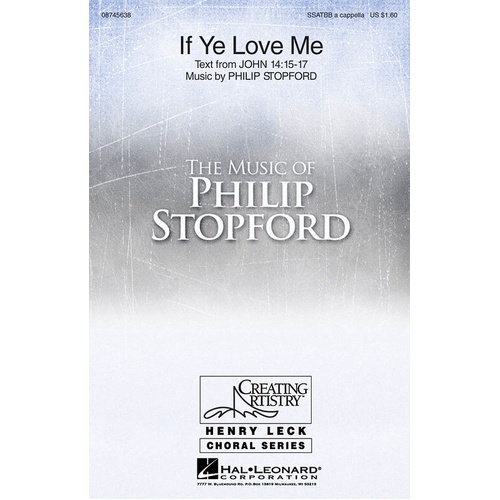 If Ye Love Me SATB (Octavo)