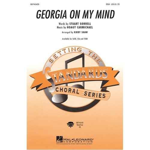 Georgia On My Mind ShowTrax CD (CD Only)