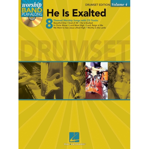 He Is Exalted Wbpa Book/CD V4 Drum Edition (Softcover Book/CD)