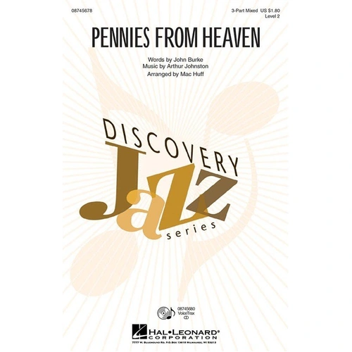 Pennies from Heaven 3-Part Mixed Choral Score by Hal Leonard